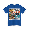 Certified World's Best Dad T-Shirt | Retro Tropical Dad Gift | Father's Day Gift