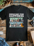 Funny Cat Lovers T-Shirt Design Street Trending Style Casual Love Lover Tee
