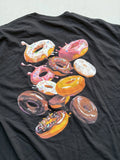 Men's Dunkin Donuts T-Shirt Black Logo XL Coffee Cafe Glazed Iced Affleck East