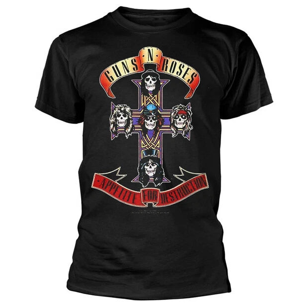 Guns N Roses Appetite For Destruction Shirt S-5XL T-Shirt Official Tshirt New