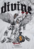 GTL4 T-Shirt Sz XL Divine Angel Roses Money Change Progress Innovation Tee