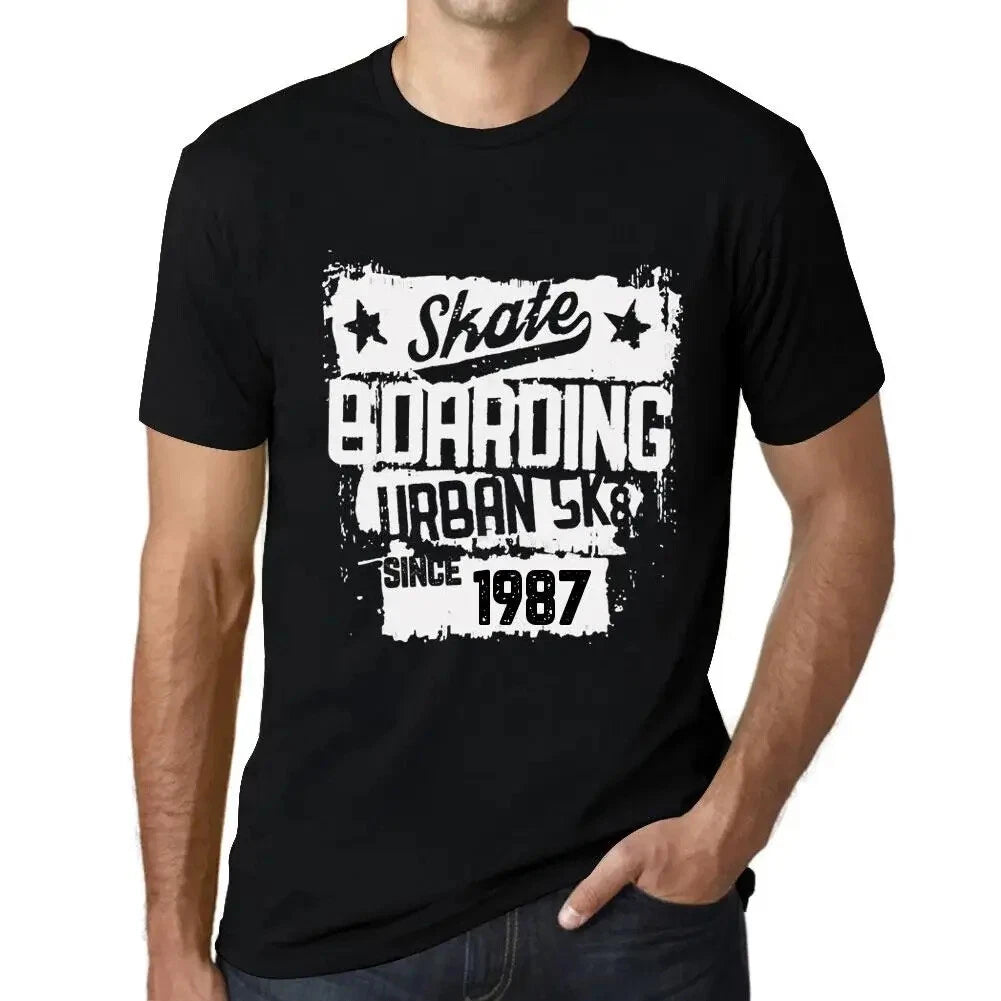 Men's Graphic T-Shirt Urban Skateboard Since 1987 - Urban Skateboard Since 1987