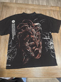 CARNAGE "SIDE BY SIDE" SERIES OVERSIZED TEE IN BLACK Size MEDIUM