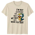 Funny Bird I'M NOT RESPONSIBLE... Graphic Animal Pun T-Shirt