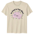 Be Kind To Your Mind Mental Health Brain T-Shirt Groovy Style