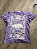 Pierre Balmain Vintage Style Graphic T-Shirt - Purple - Size L