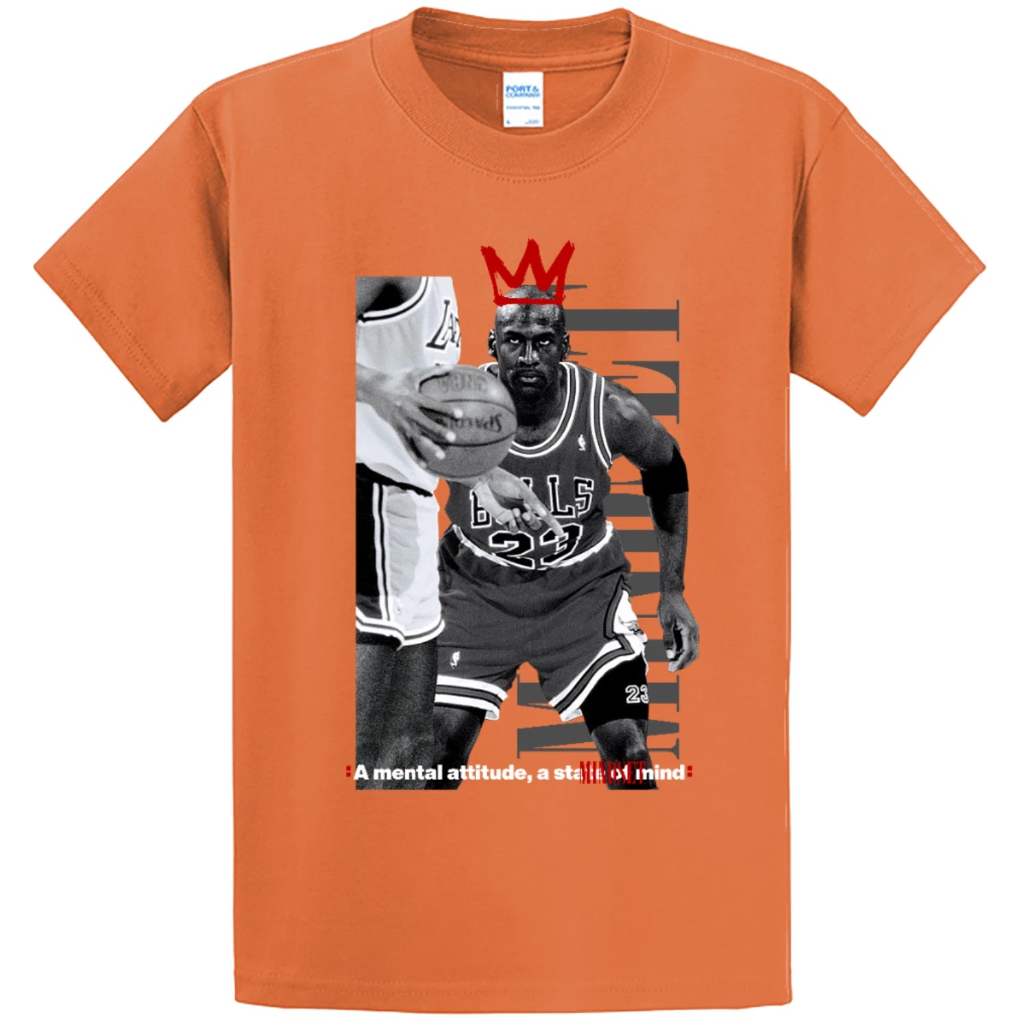 NEW STREETWEAR ON DEMAND MJ MINDSET VOL 2 ORANGE TEE SHIRT SM-4XLARGE MADE USA