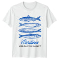 Sardines Lisboa Fish Market Seafood Mens T-Shirt Womens Tee Graphic