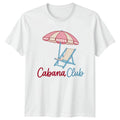Cabana Club Womens T-Shirt Coastal Summer Beach Summer Gift For Her