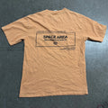 Zara Mens Space Area Reconnaissance Pocket T-Shirt Orange Small Streetwear Tee