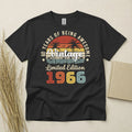60th Birthday T Shirt Born In 1966 Gift 60 Year Old T-Shirt Vintage Style Tee