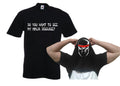 Do You Want To See My Ninja Disguise Flip T-shirt - T Shirt funny Fighter eyes
