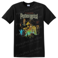 Poltergeist Horror Movie T Shirt Haunted House Coffin Ghost Graveyard Cemetery