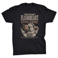 Flashheart Flying School Blackadder Inspired Funny T-Shirt Comedy Retro
