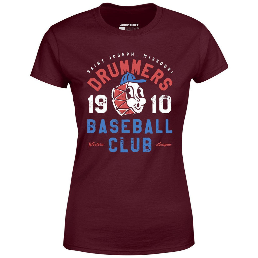 Saint Joseph Drummers - Missouri - Vintage Defunct Baseball Teams - Women's