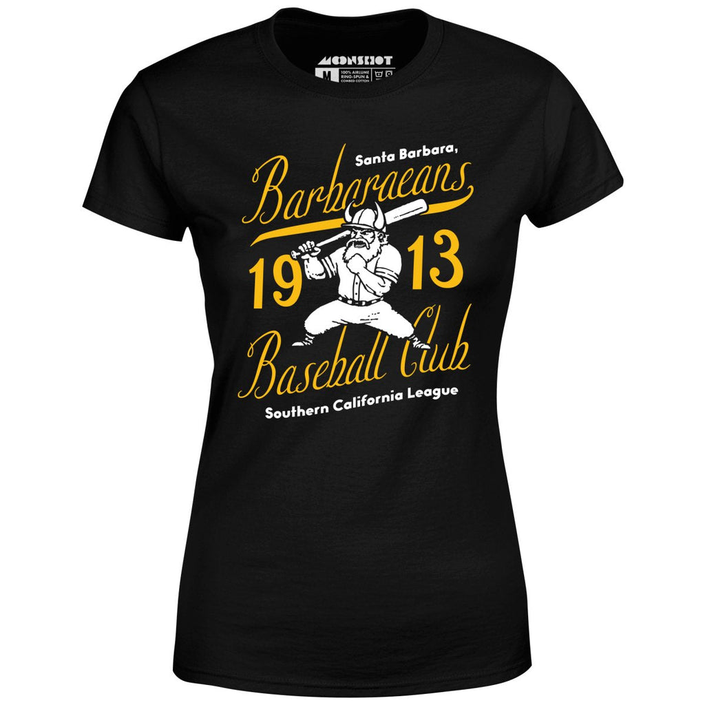 Santa Barbara Barbaraeans - California - Vintage Defunct Baseball Teams - Women's