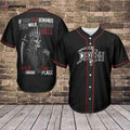 Skull Walk Through Hell Baseball Jersey - Stylish and Edgy Design - Aopprinter