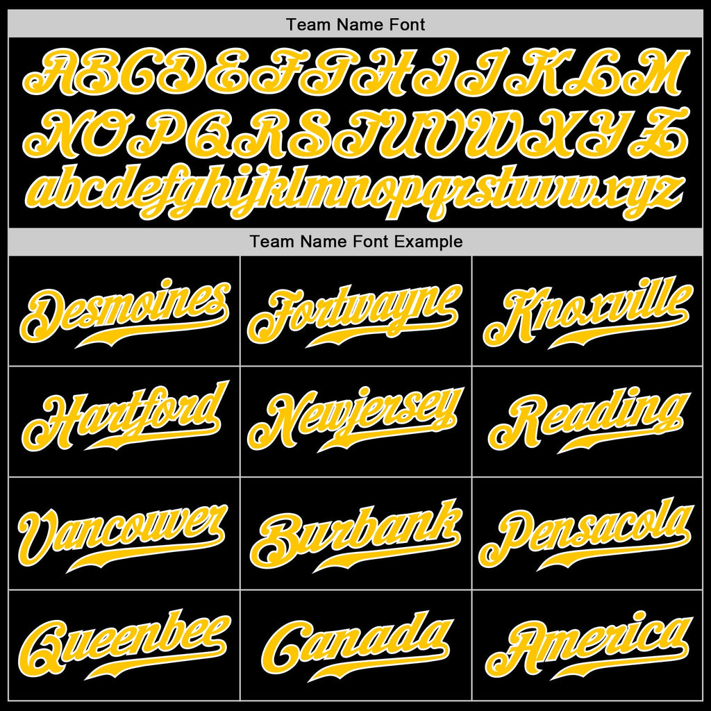 Custom Black Gold-Royal Authentic Split Fashion Baseball Jersey