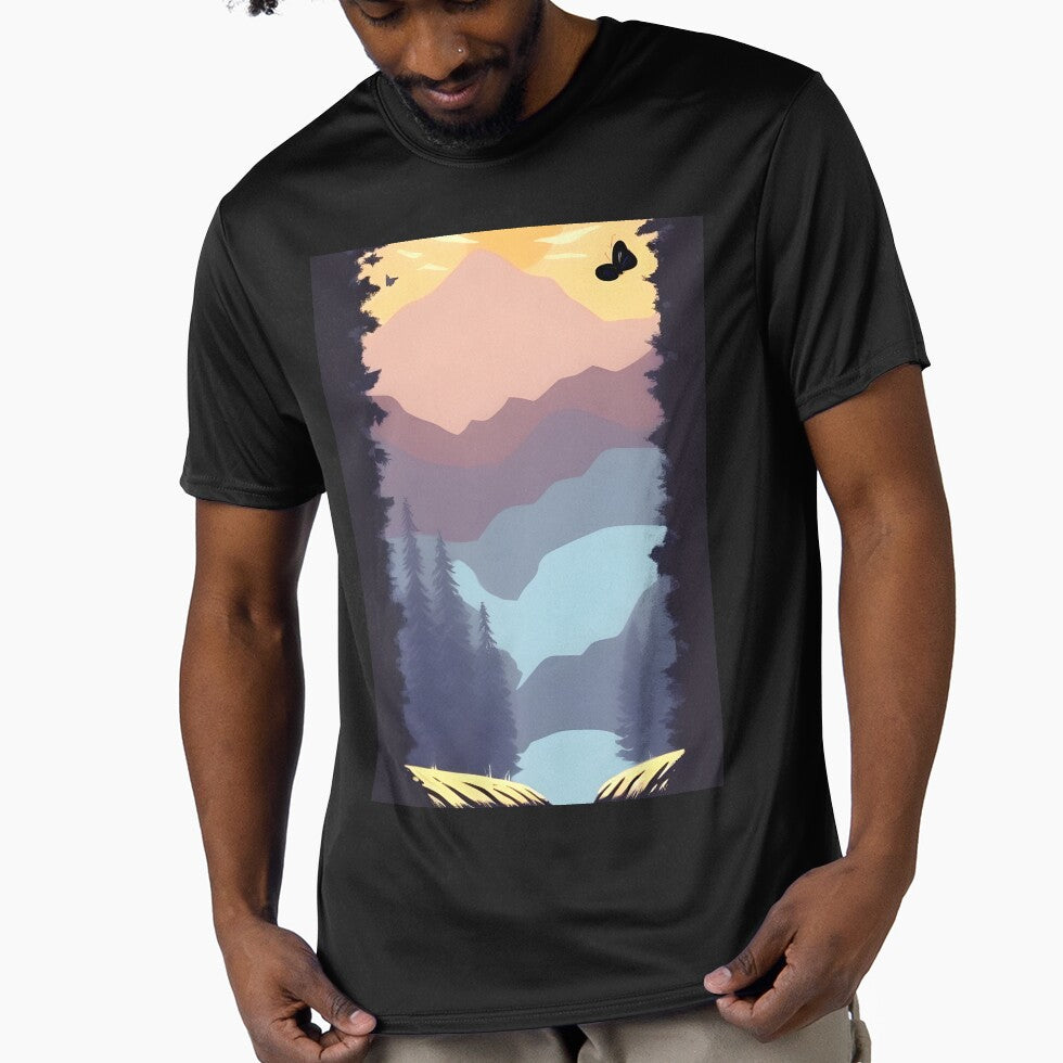 Find the Perfect Minimalist Landscape Mountain Trees Print for Your Personal Style by supeart