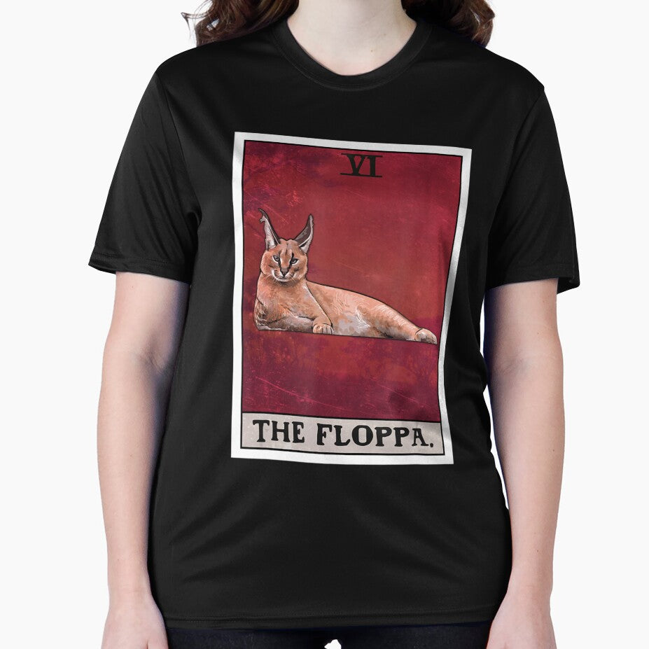 The Floppa Caracal Cat Tarot Card by ZinMio