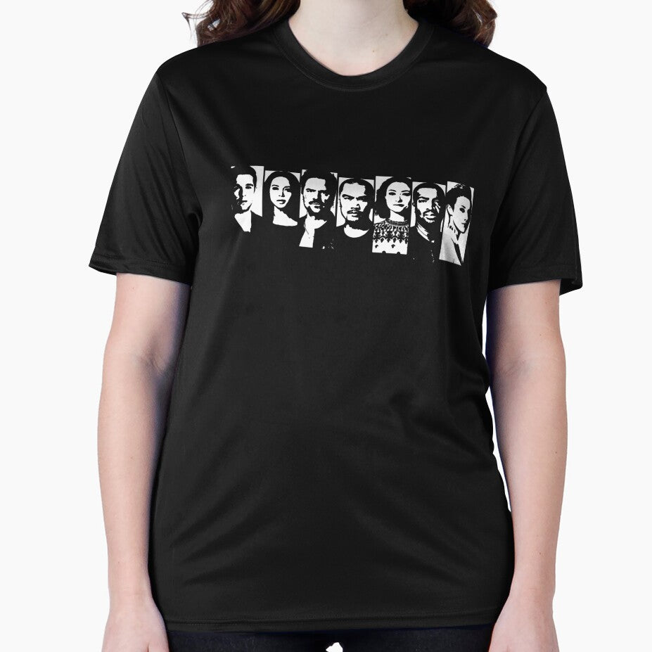 Dark Matter - Raza Crew Stencil Style V-Neck by CasadoAlexandra
