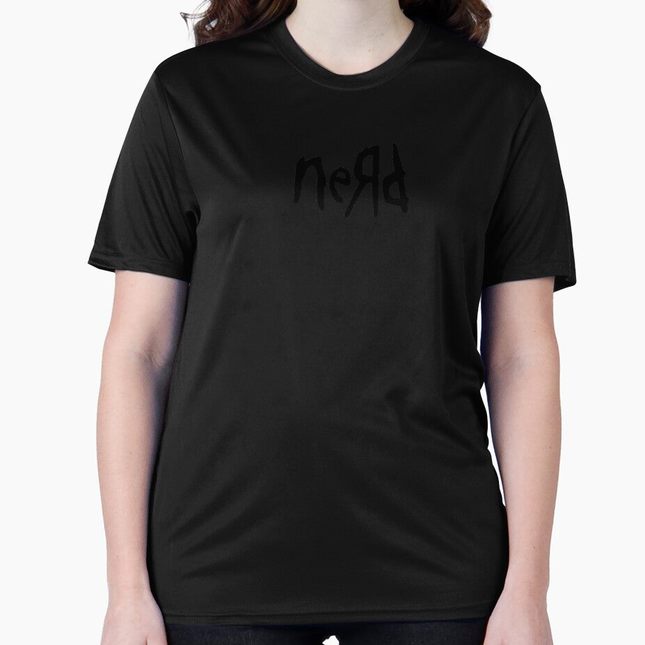 Nerd Backwards Text Design by Oniyasha