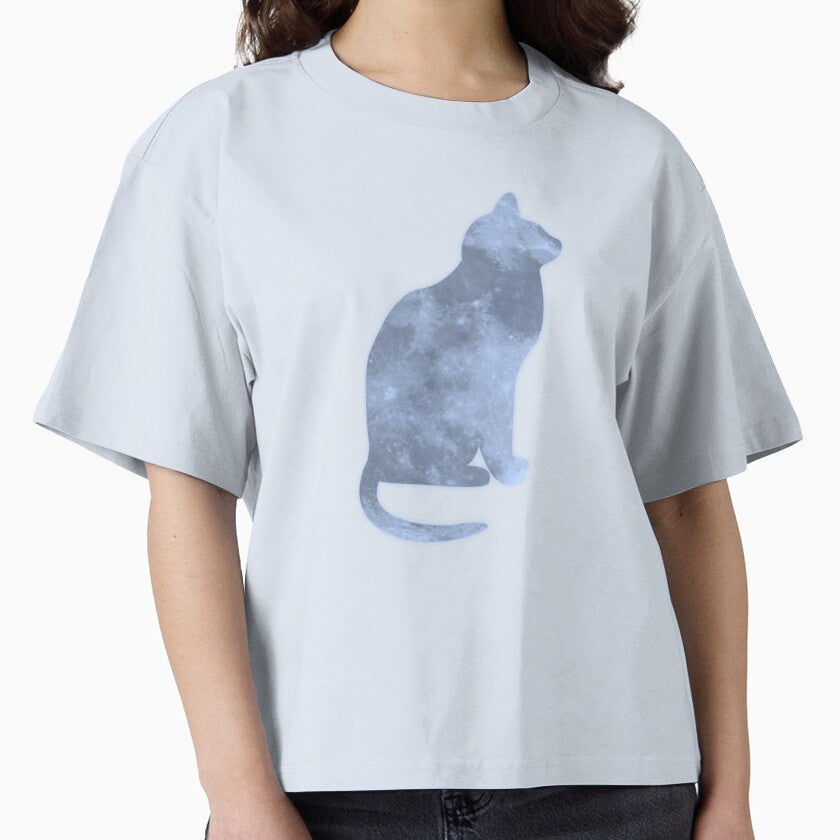 Blue Moon Cat Silhouette by wonderxwander
