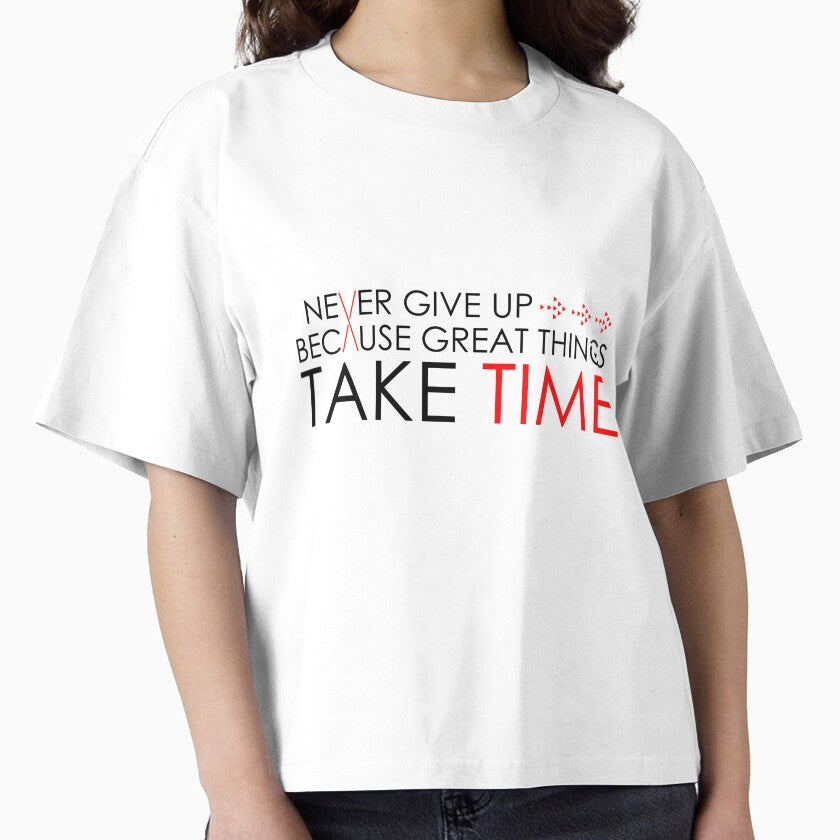 Never Give Up Because Great Things Take Time by doucelune