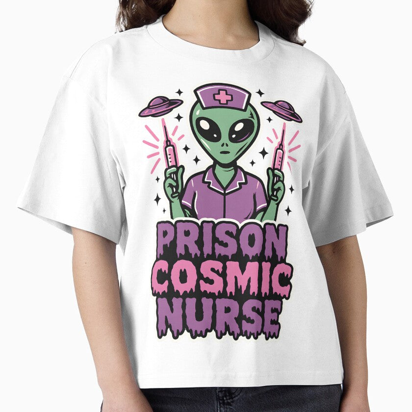 Prison Cosmic Nurse – Halloween Alien Theme Prison Nurses – Spooky Fun Correctional Nurse Design by ClinicalHubs