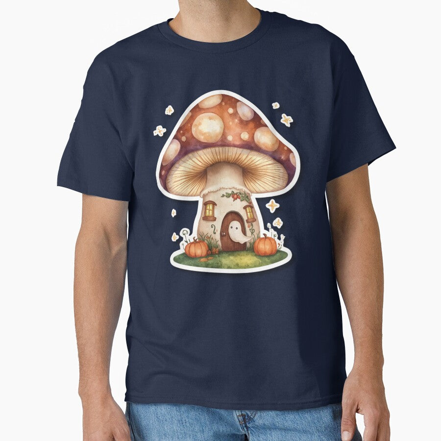 Spooky Mushroom House – Cute Magical Halloween Sticke by Busybeesfinds
