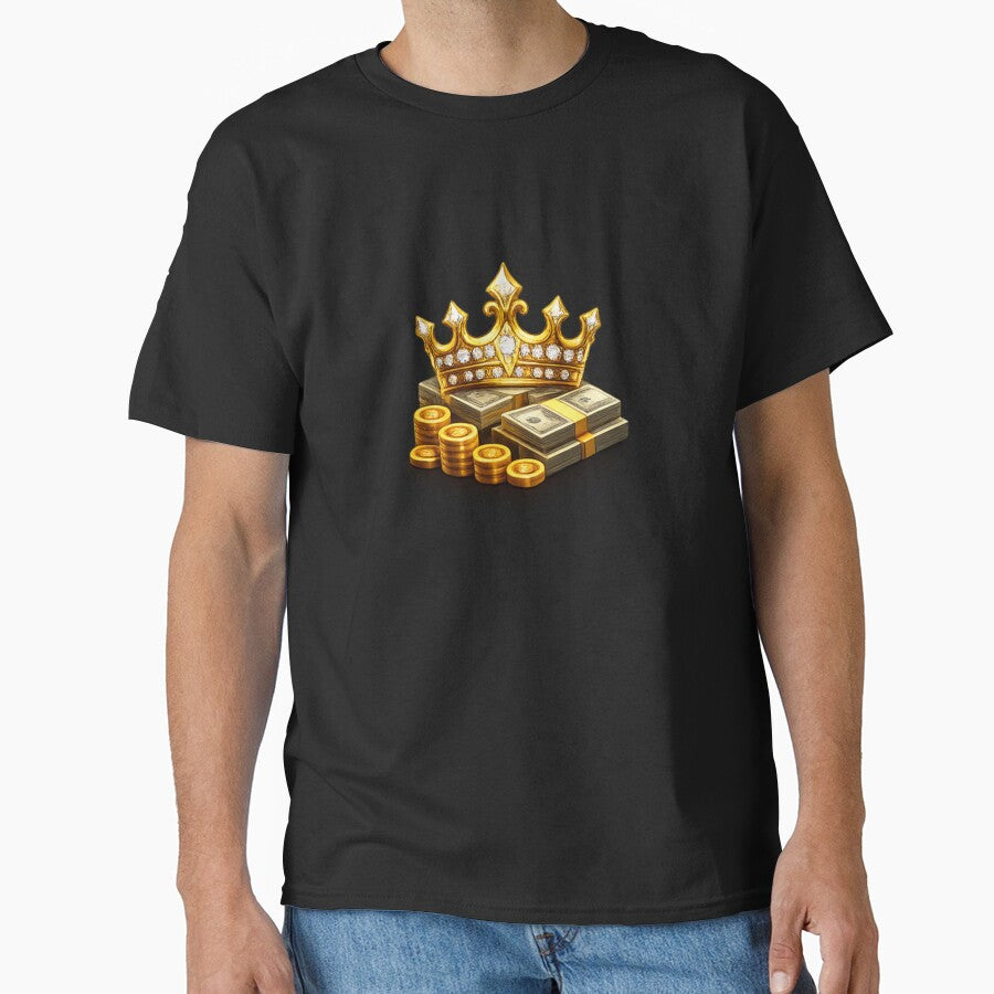 Golden crown of wealth | luxurious money king design by arifali786