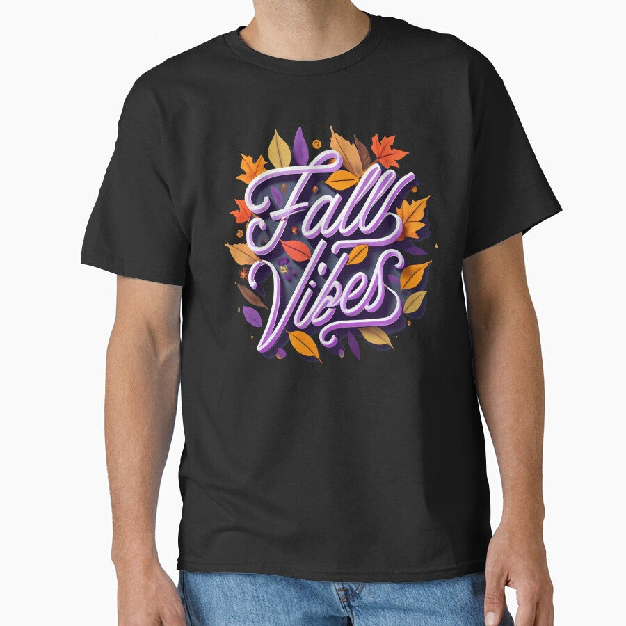 Fall Vibes Autumn Vibes by Funny Vintage Stickers And T-Shirts