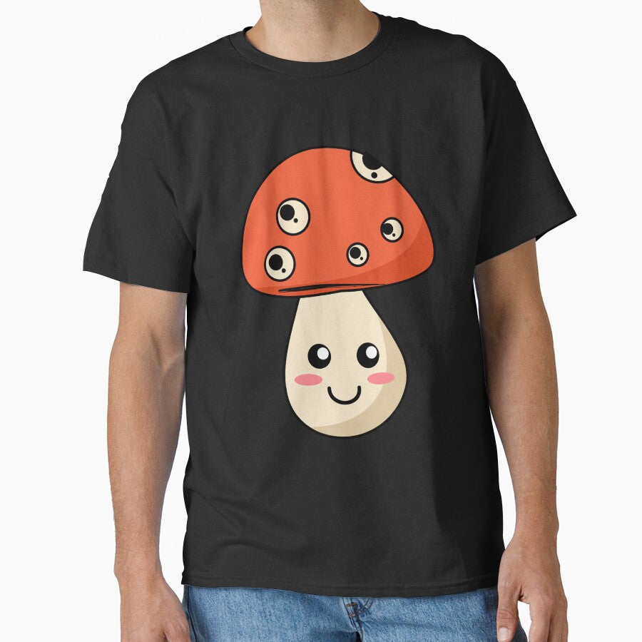 Cute Single Mushroom by Kaidynz