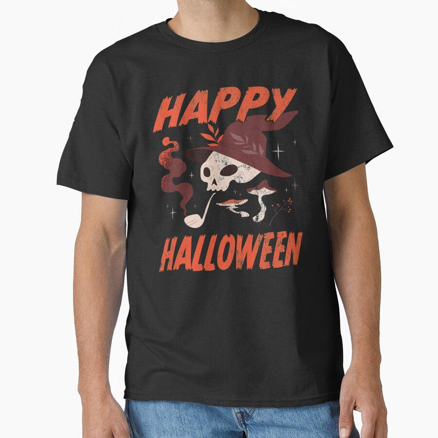 Happy Halloween Skull Mushrooms Whistle by Wildchagapicker
