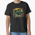 Zombie Lovers Tarot Card T-Shirt | Gothic Horror Couple Tee | Undead Bride & Groom Graphic Shirt | Halloween Gothic Romance Gift by POD DYNASTY | Original Print On Demand T-Shirt Graphics