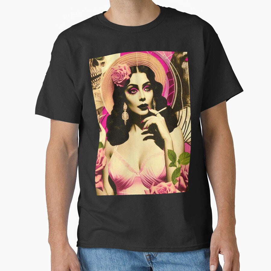 Retro Creepy Woman by PulpVintage