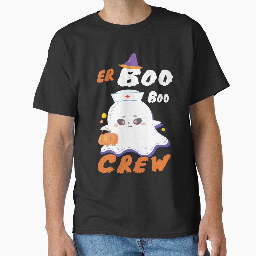 Copy of Er Boo Boo crew - Funny Nurse Halloween Ghost Gift by redodaha