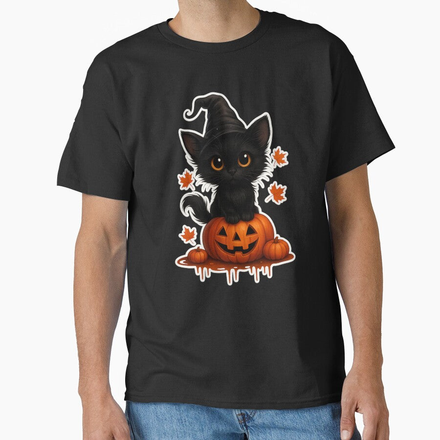 Halloween Kitten on Pumpkin by Cat-loveparttime