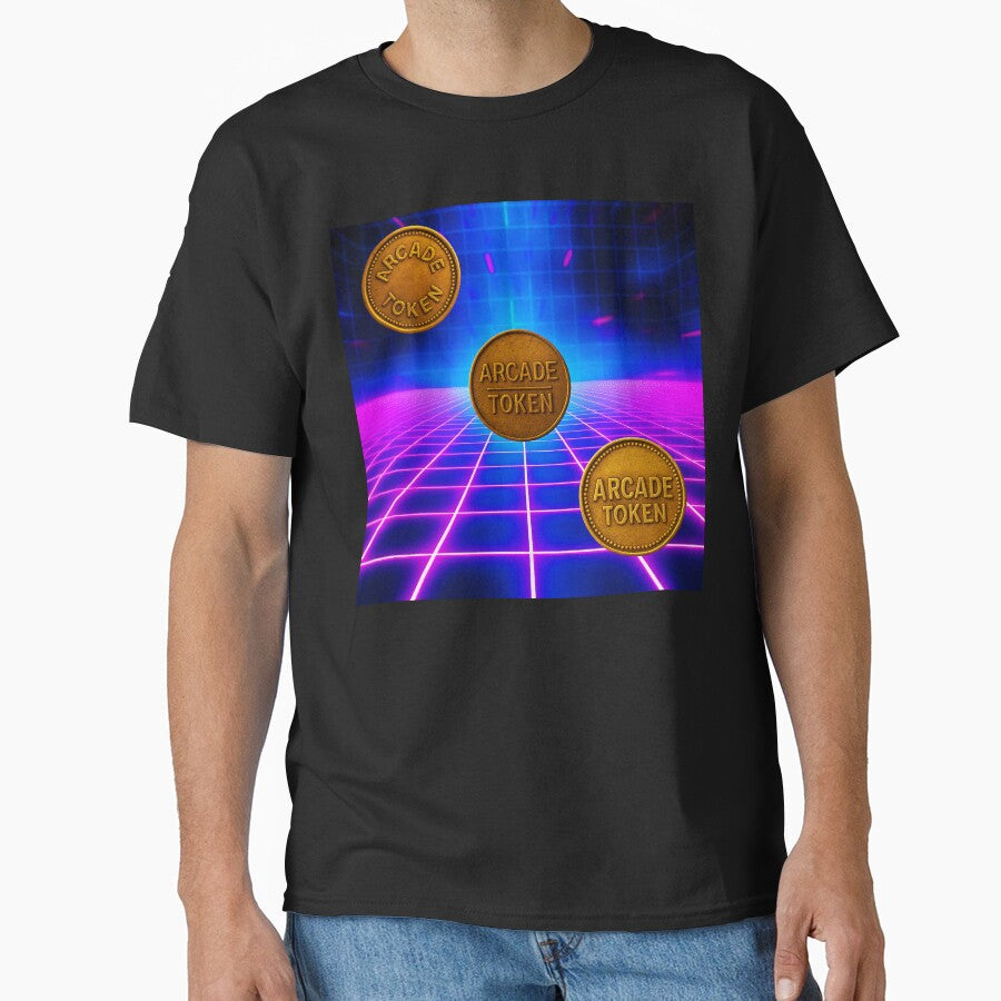 ❇️ INSERT COIN TO CONTINUE COLLECTION ❇️ - Arcade Token – Neon Grid Edition v15 by WheelieGdArt