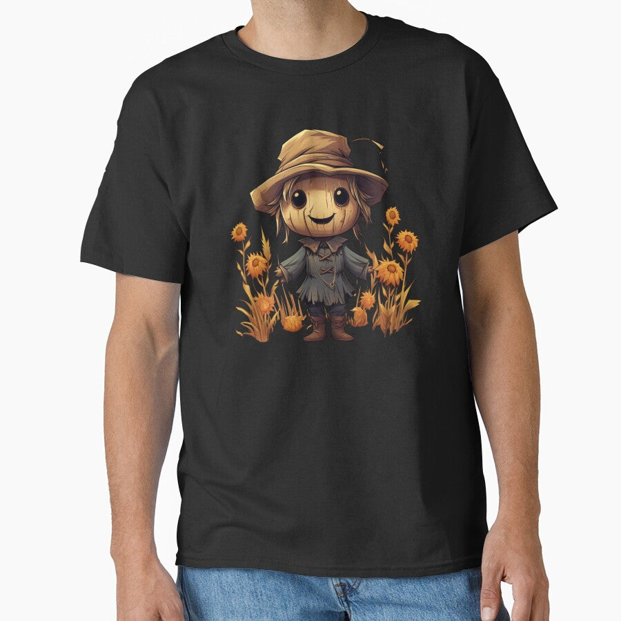 Fields of Charm: Cute Scarecrow in Hat and Boots by minjagoods