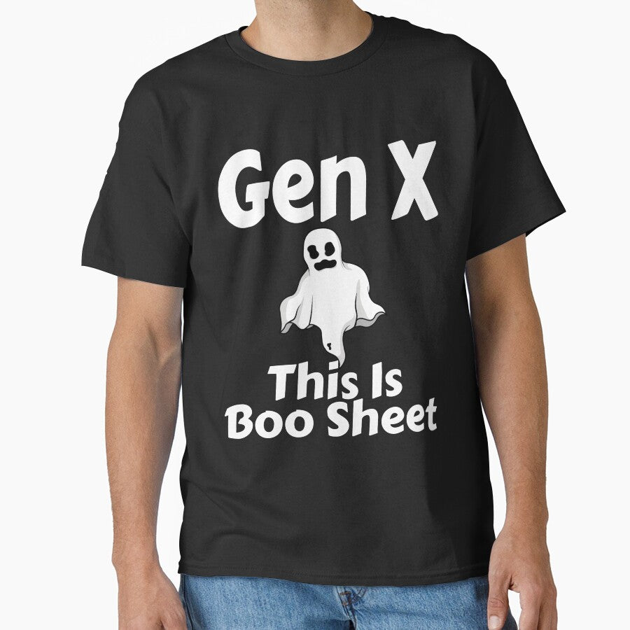 This Is Boo Sheet Gen X Halloween Funny Ghost Humor Generation X by Amazingtaste