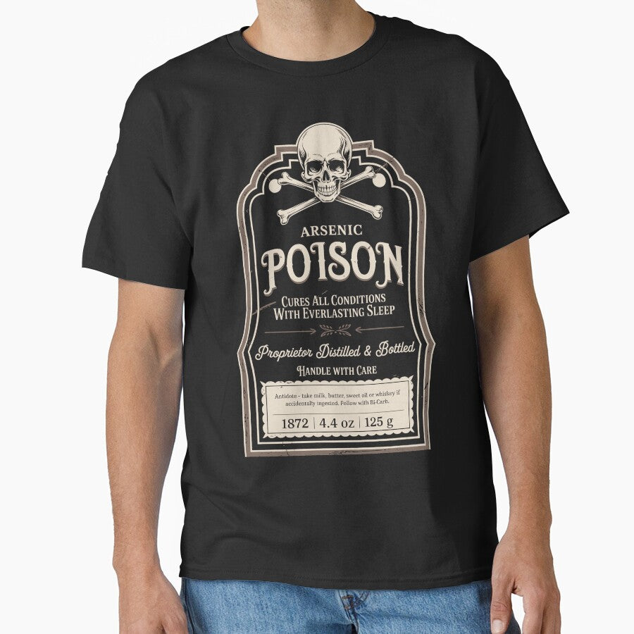 Vintage Victorian Poison Apothecary Arsenic Label by Angry Swan Designs