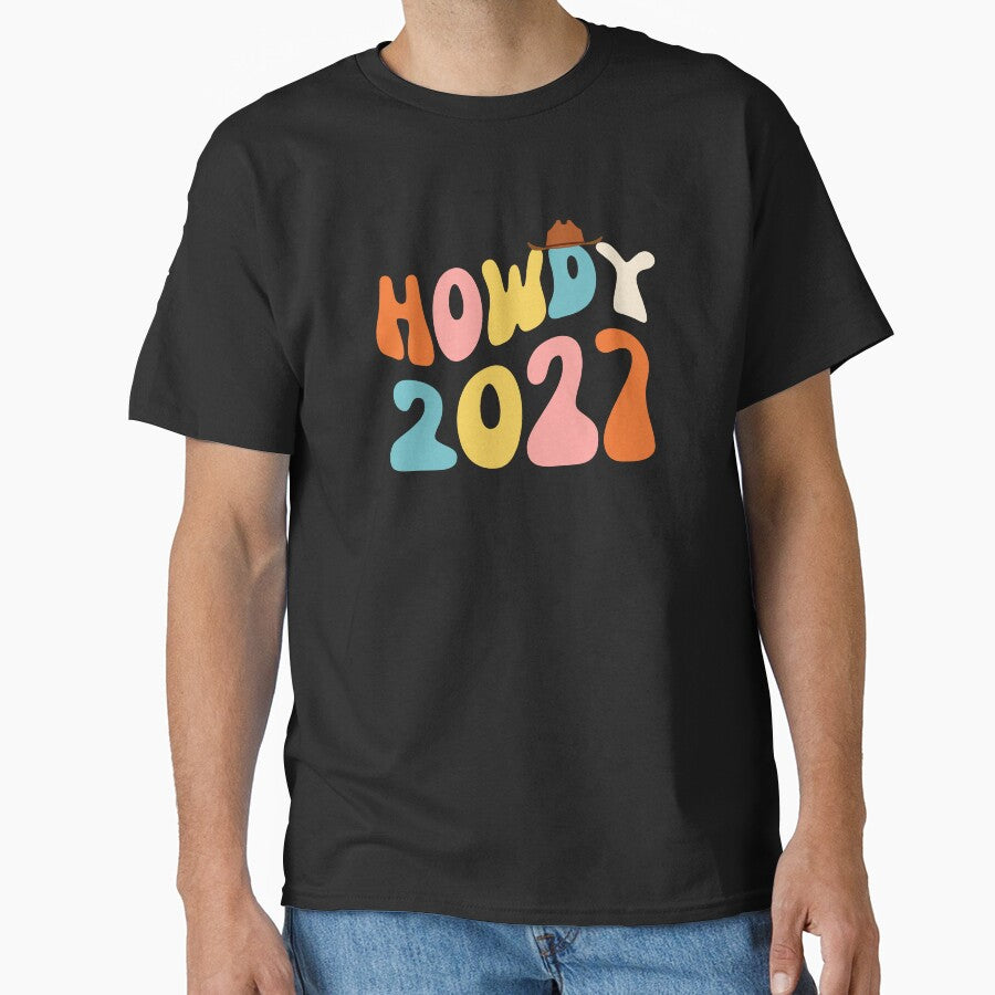 Howdy 2027 funny 2027 NYE New year's eve party Groovy by snowry