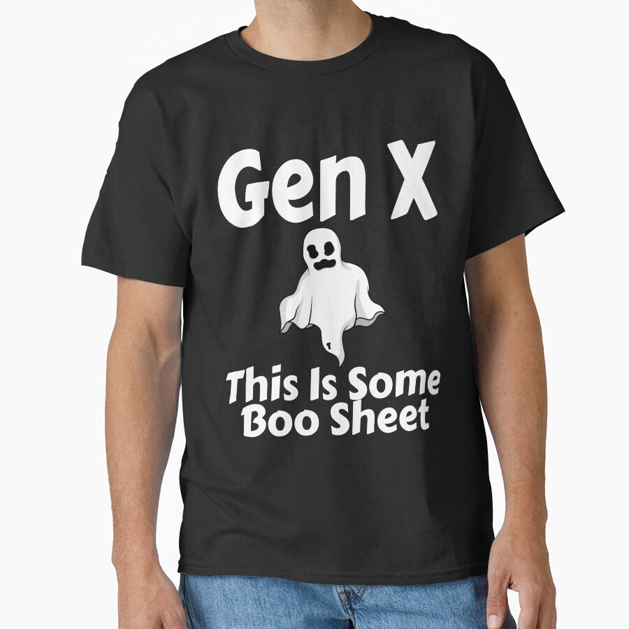 Gen X Halloween Funny Ghost This Is Some Boo Sheet Humor Generation X by Amazingtaste