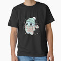 Hello Winter Cute Ghost Illustration – Kawaii Winter Character, Cozy Pastel Digital Art Design by CozyPops
