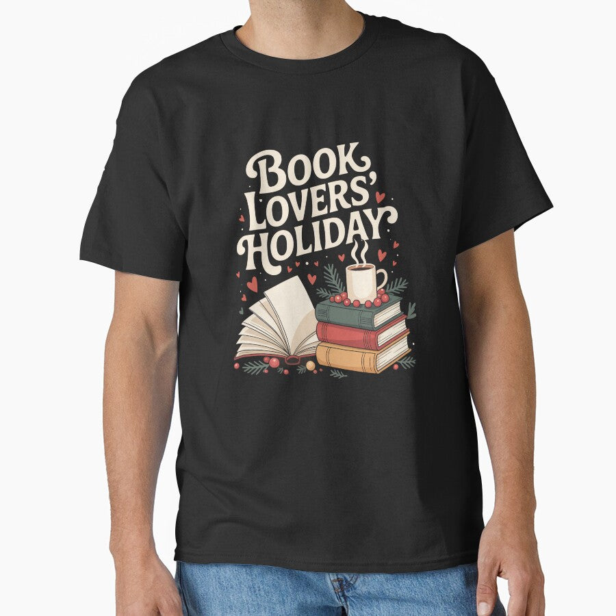 Book Lovers’ Holiday – Cozy Literary Christmas Greeting by MagicWander