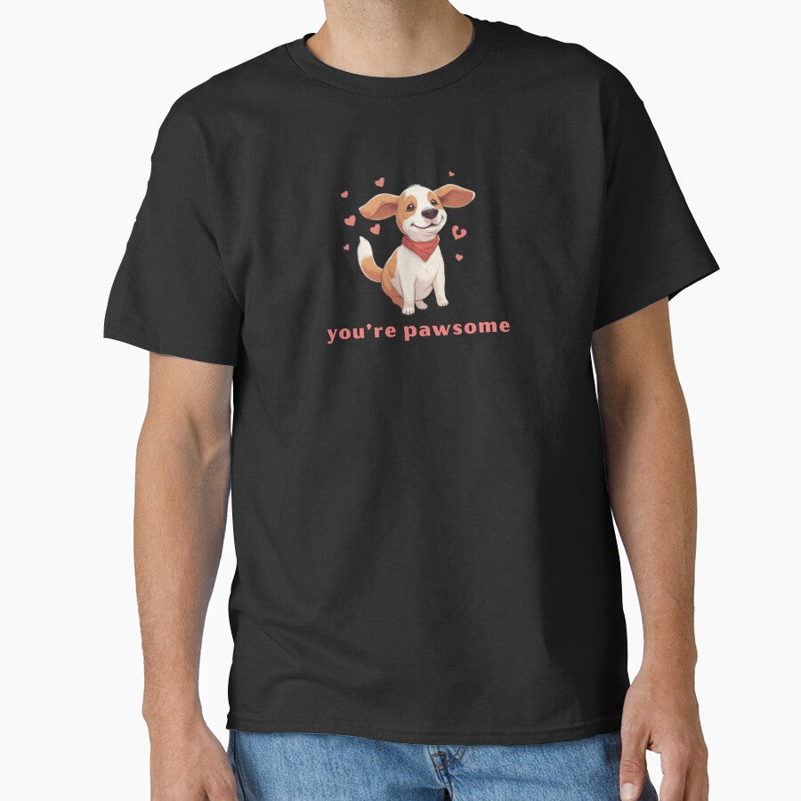 You’re Pawsome - Cute Pun | TeeHee Puns Funny Design by TeeHee Puns
