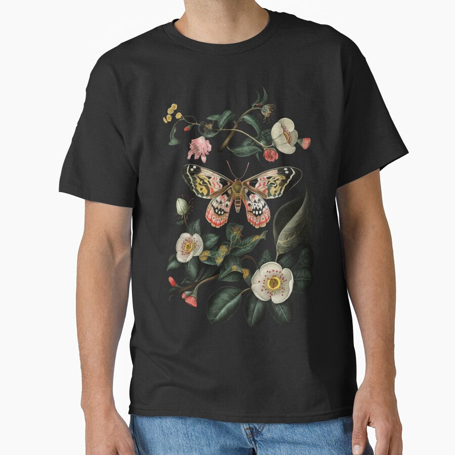 Dark Academia Botanical Butterfly by Enyr
