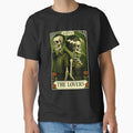 Monster Frankenstein And Bride Lovers Tarot Card Skeleton by elderberry