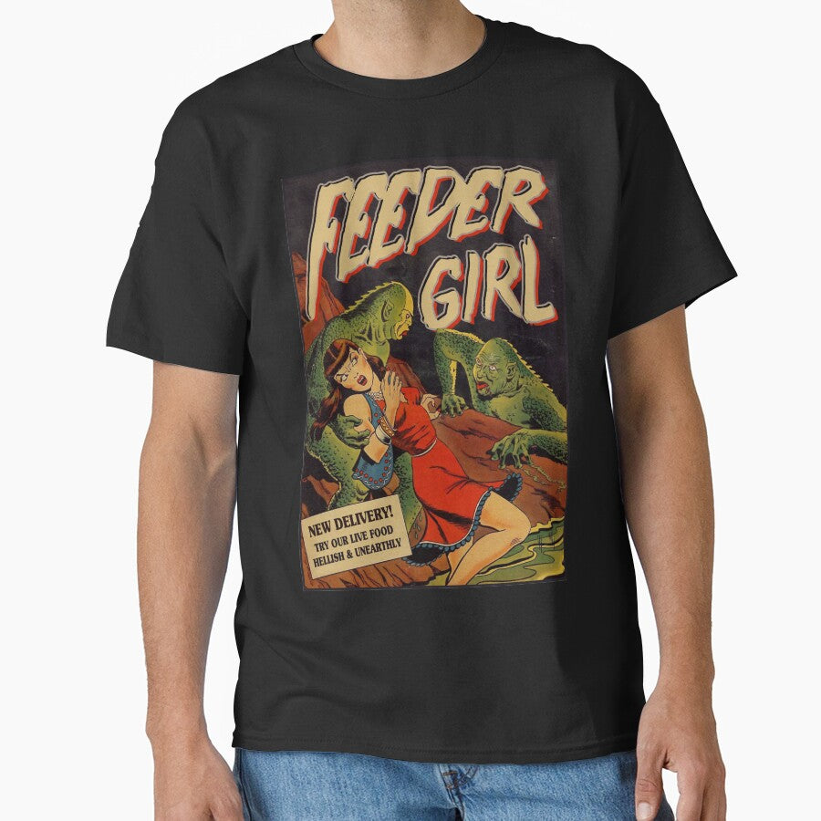 Vintage Lizard Man Life Food Retro Horror Poster Reptile Keeper Gift by TheAplus